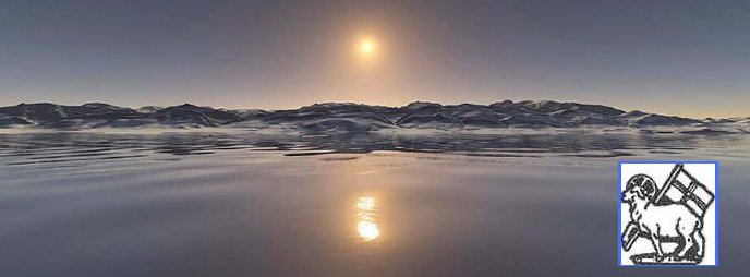 Photo of Northern Canada  along with the Moravian Church Logo in right corner